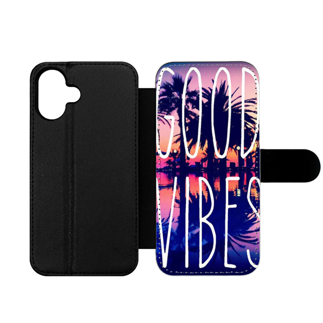 Good Vibes Wallet iPhone Case