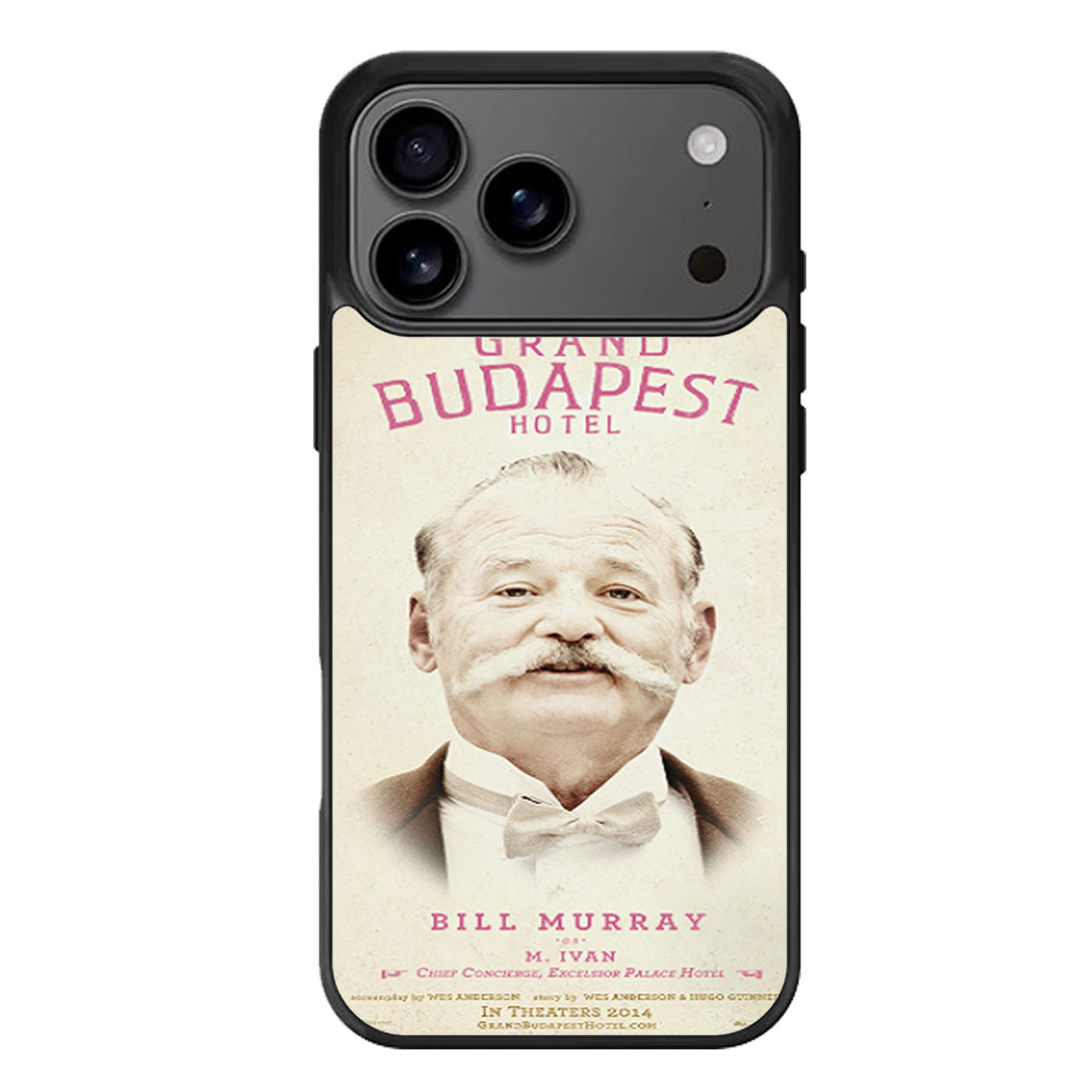 Grand Budapest Hotel Bill Murray iPhone 17 Pro Max Case