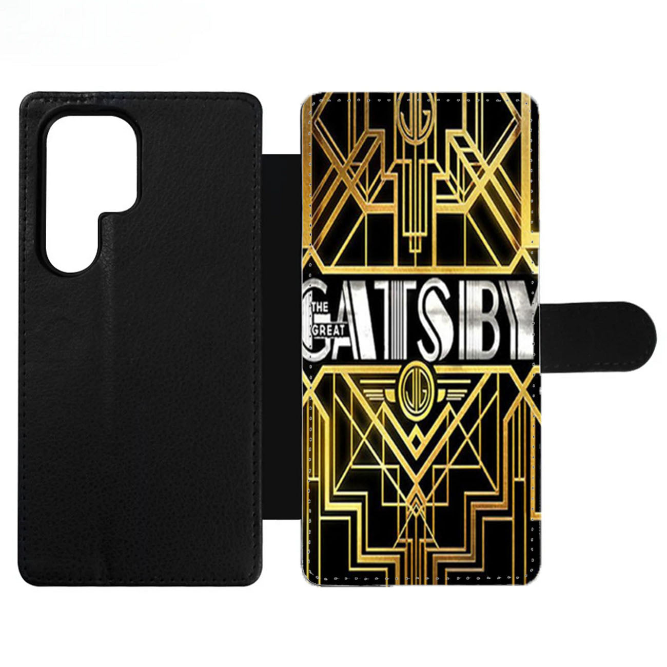 Great Gatsby Design Wallet Samsung Case