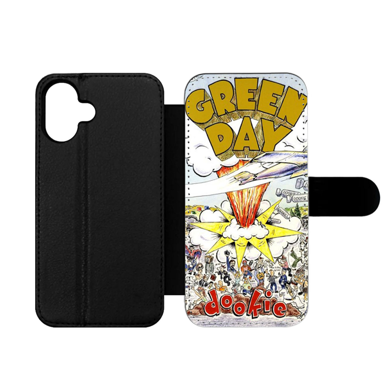 Green Day Dookie Album Animation Wallet iPhone Case