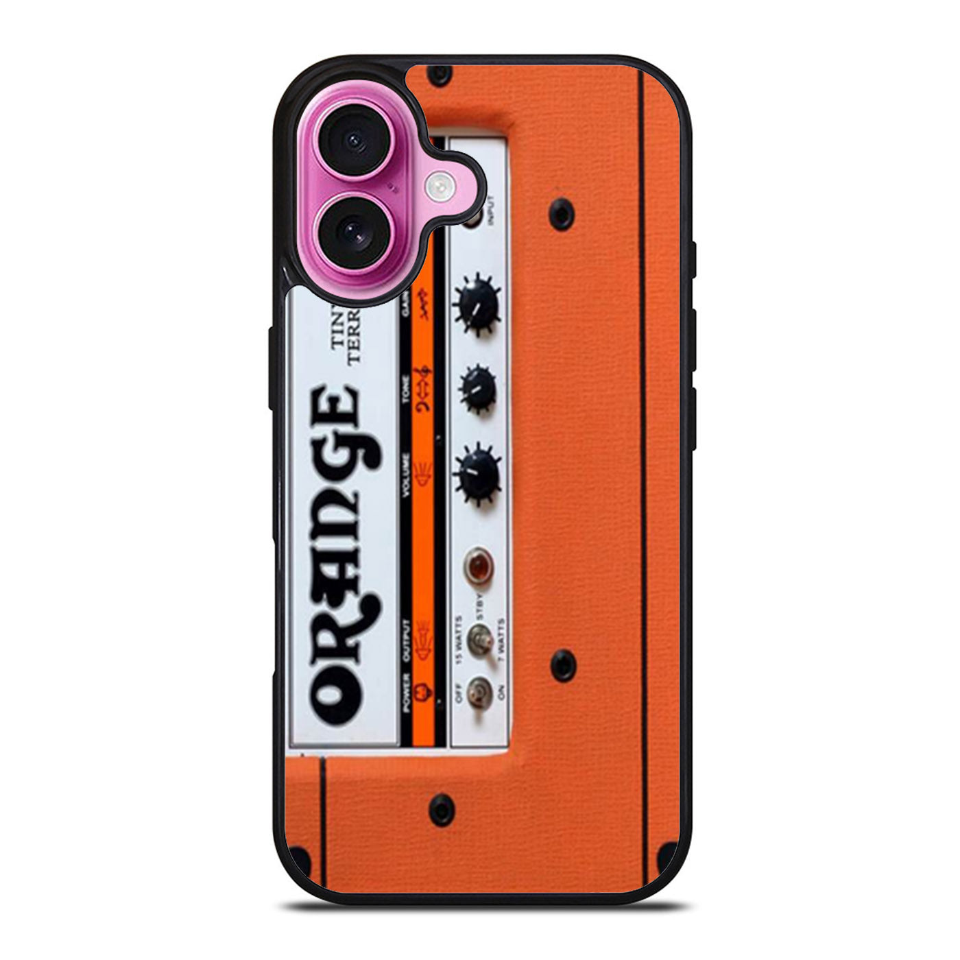 Guitar Orange Tiny Terror iPhone Case Cover