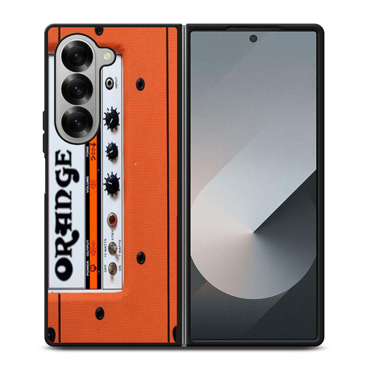 Guitar Orange Tiny Terror Samsung Z Fold 6 Case