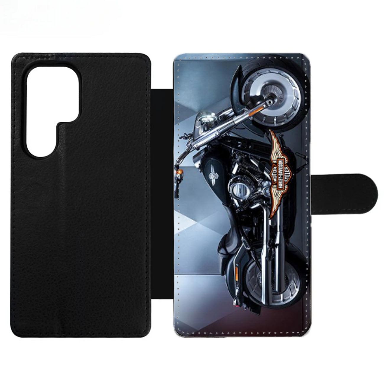 HARLEY DAVIDSON FATBOY Wallet Samsung Case