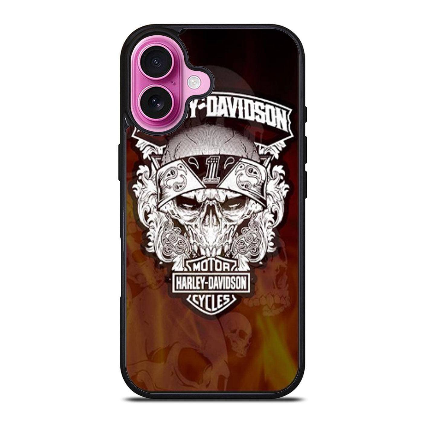 HARLEY DAVIDSON FLAME LOGO iPhone Case Cover