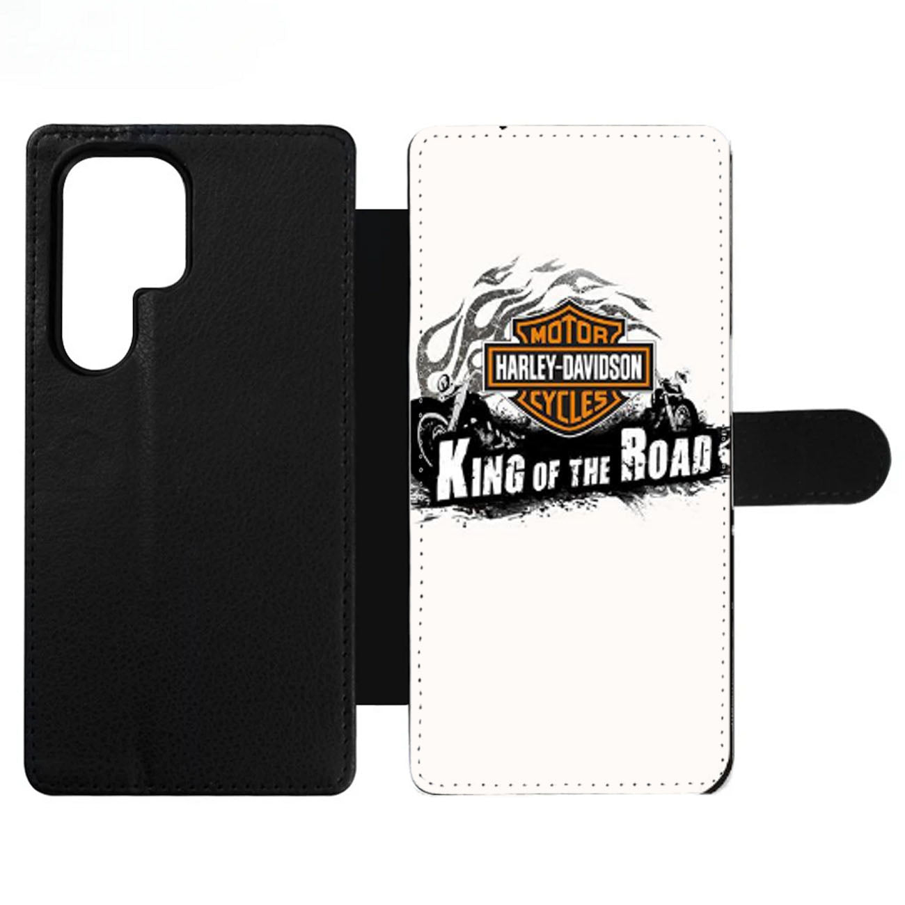 HARLEY DAVIDSON KING OF ROAD Wallet Samsung Case