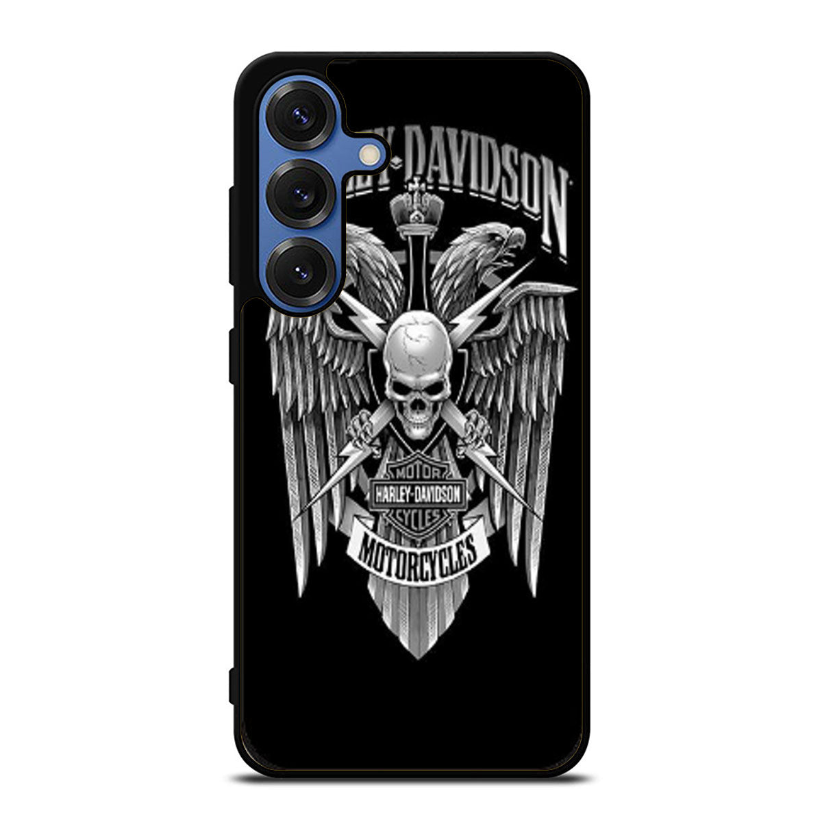HARLEY DAVIDSON SKULL EAGLE Samsung S25 Ultra Case