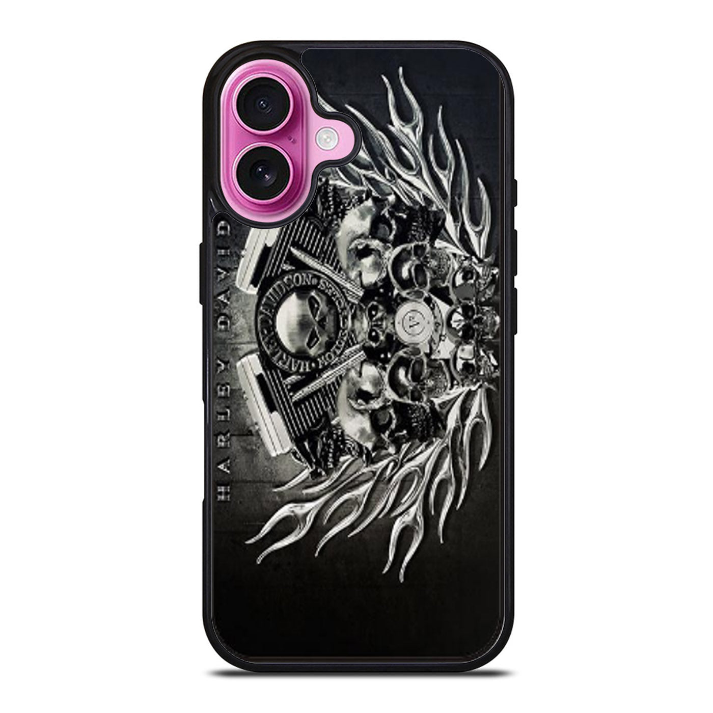 HARLEY DAVIDSON SKULL ENGINE iPhone Case Cover