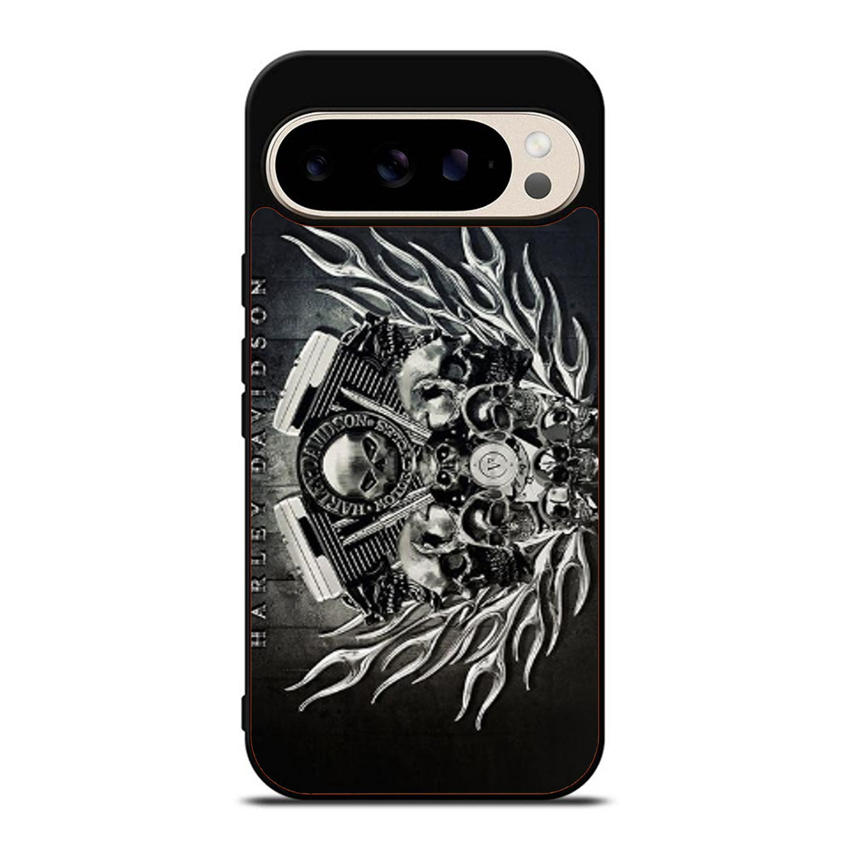 HARLEY DAVIDSON SKULL ENGINE Google Pixel 9 Pro Case