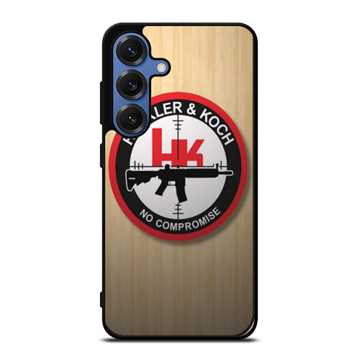 HECKLER AND KOCH WOODEN LOGO Samsung S25 Ultra Case