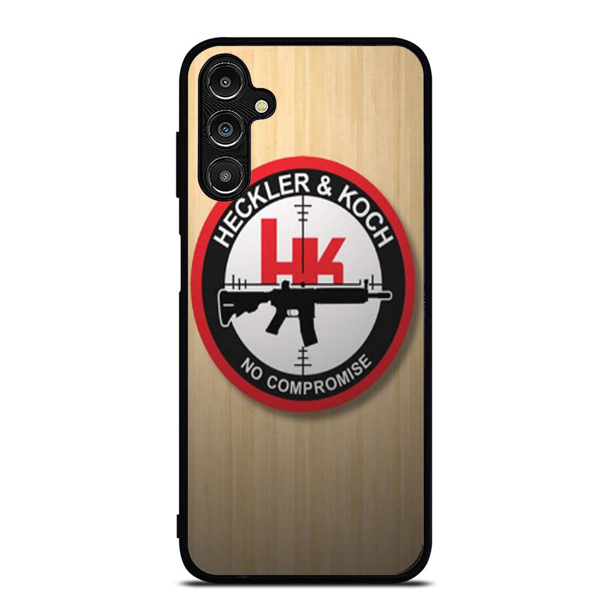 HECKLER AND KOCH WOODEN LOGO Samsung A16 Case