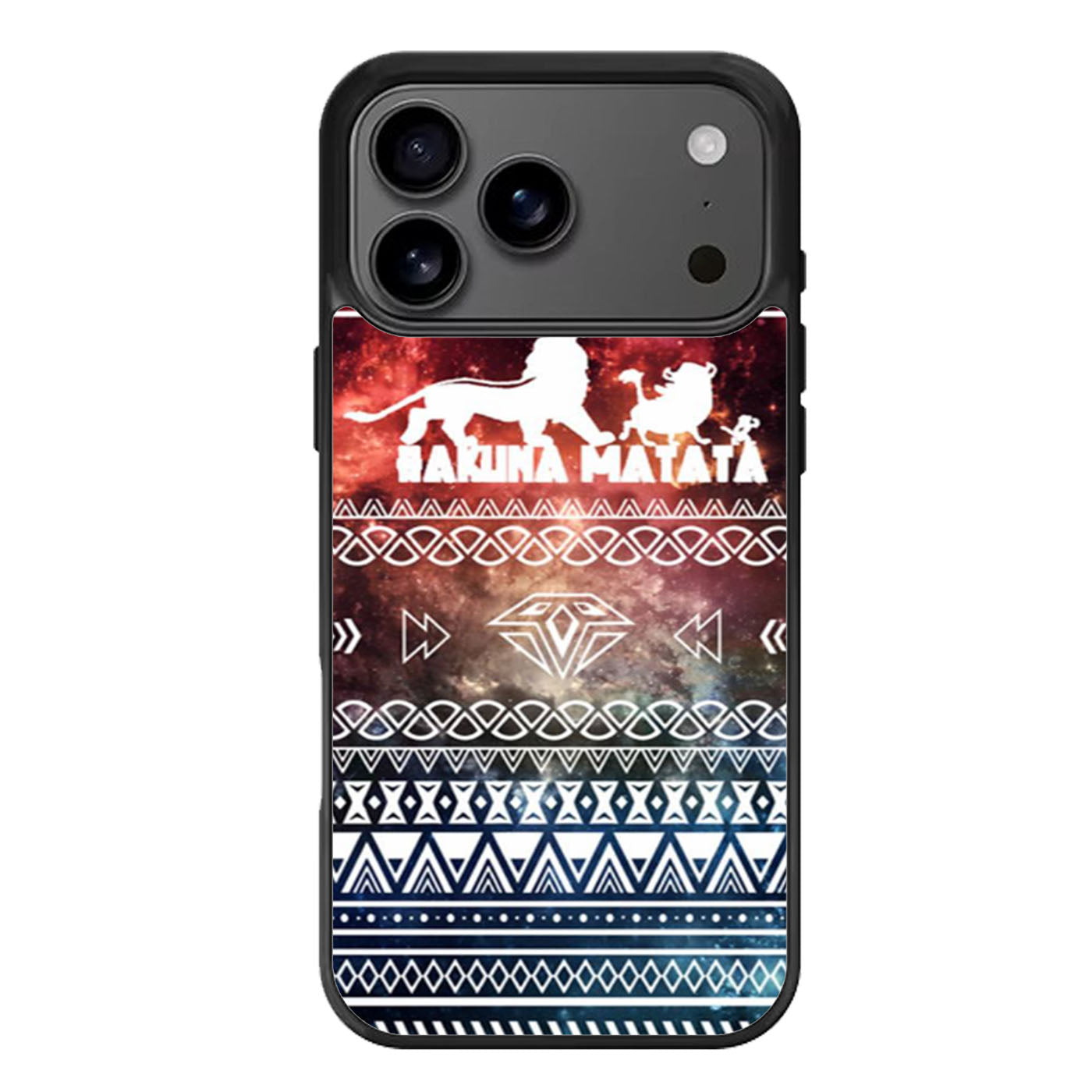 Hakuna Matata Aztec Space iPhone 17 Pro Max Case