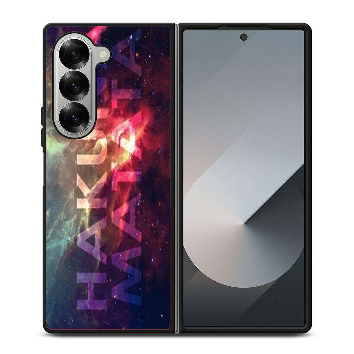 Hakuna Matata Galaxy Nebula Samsung Z Fold 6 Case