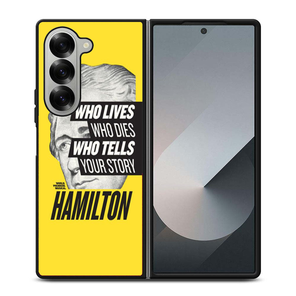 Hamilton Musical Poster Samsung Z Fold 6 Case