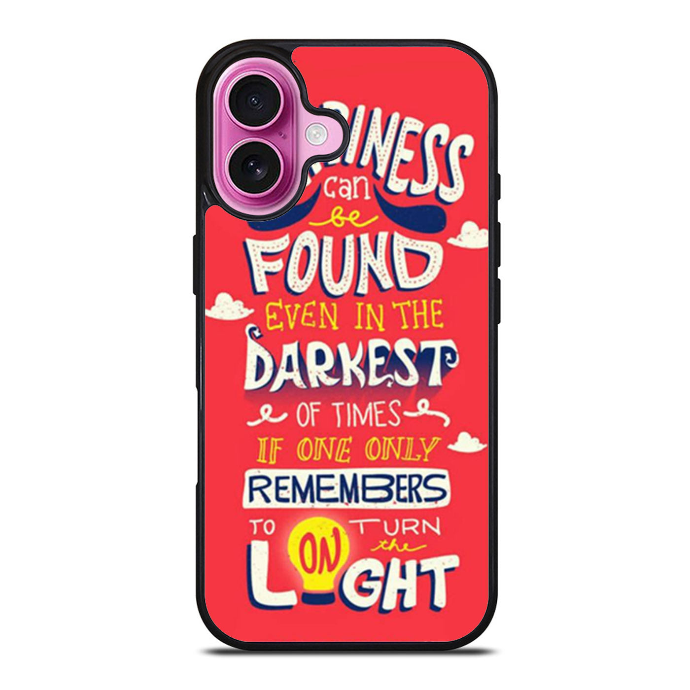 Happiness Quote by Albus Dumbledore iPhone Case Cover