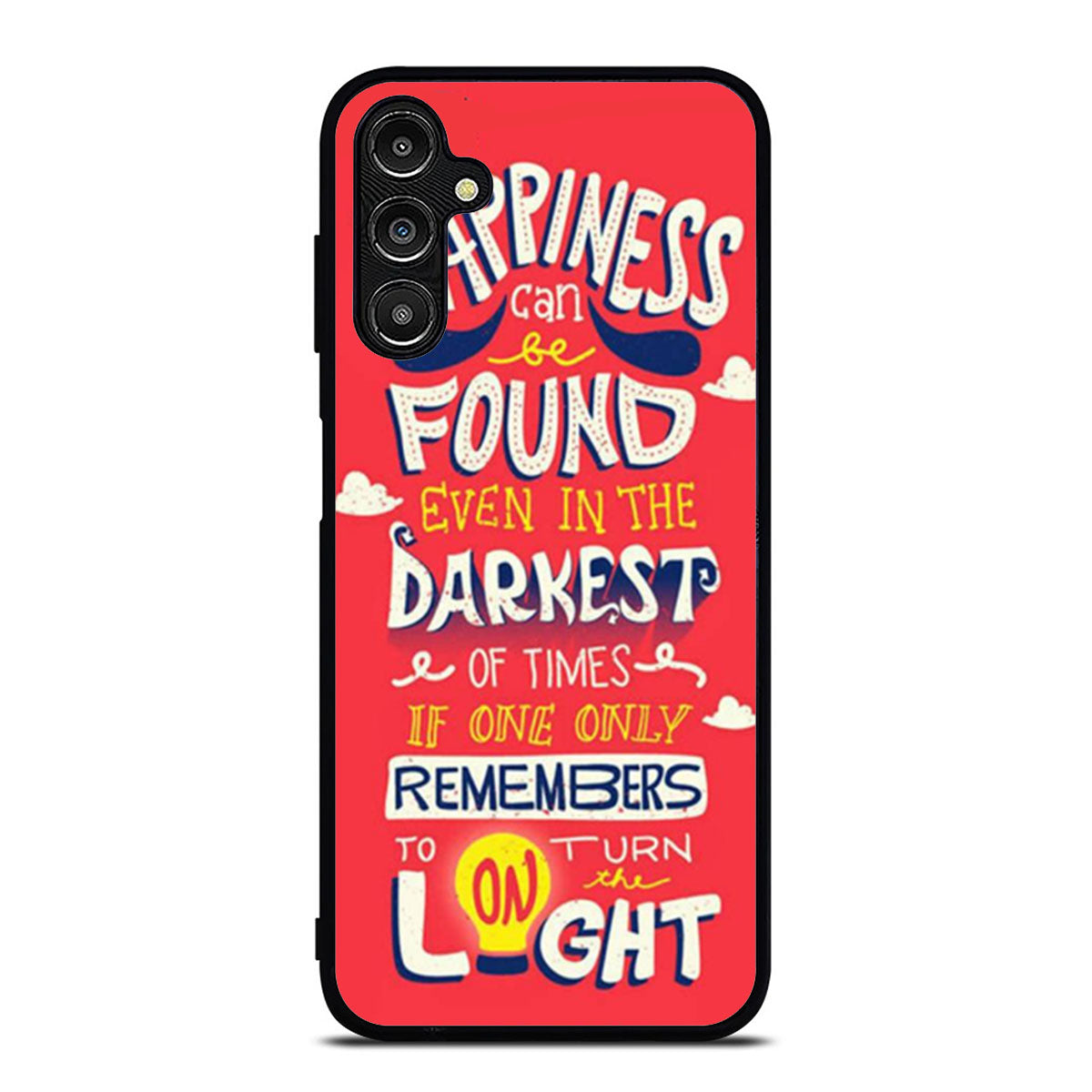 Happiness Quote by Albus Dumbledore Samsung A16 Case