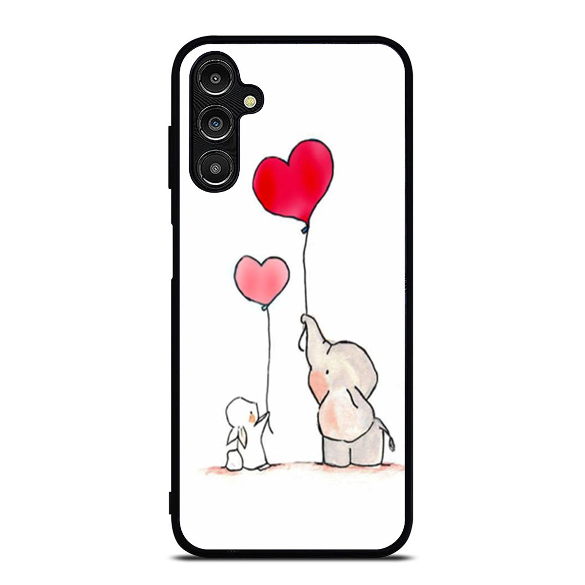Happy Elephant and Rabbit Samsung A16 Case