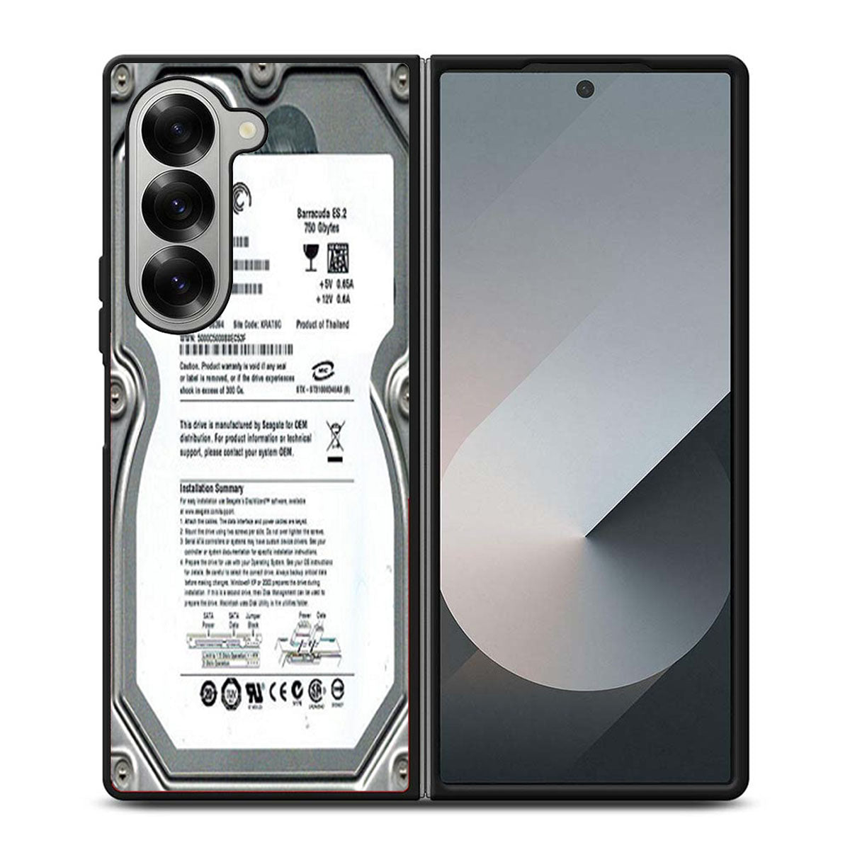Hard Drive Samsung Z Fold 6 Case