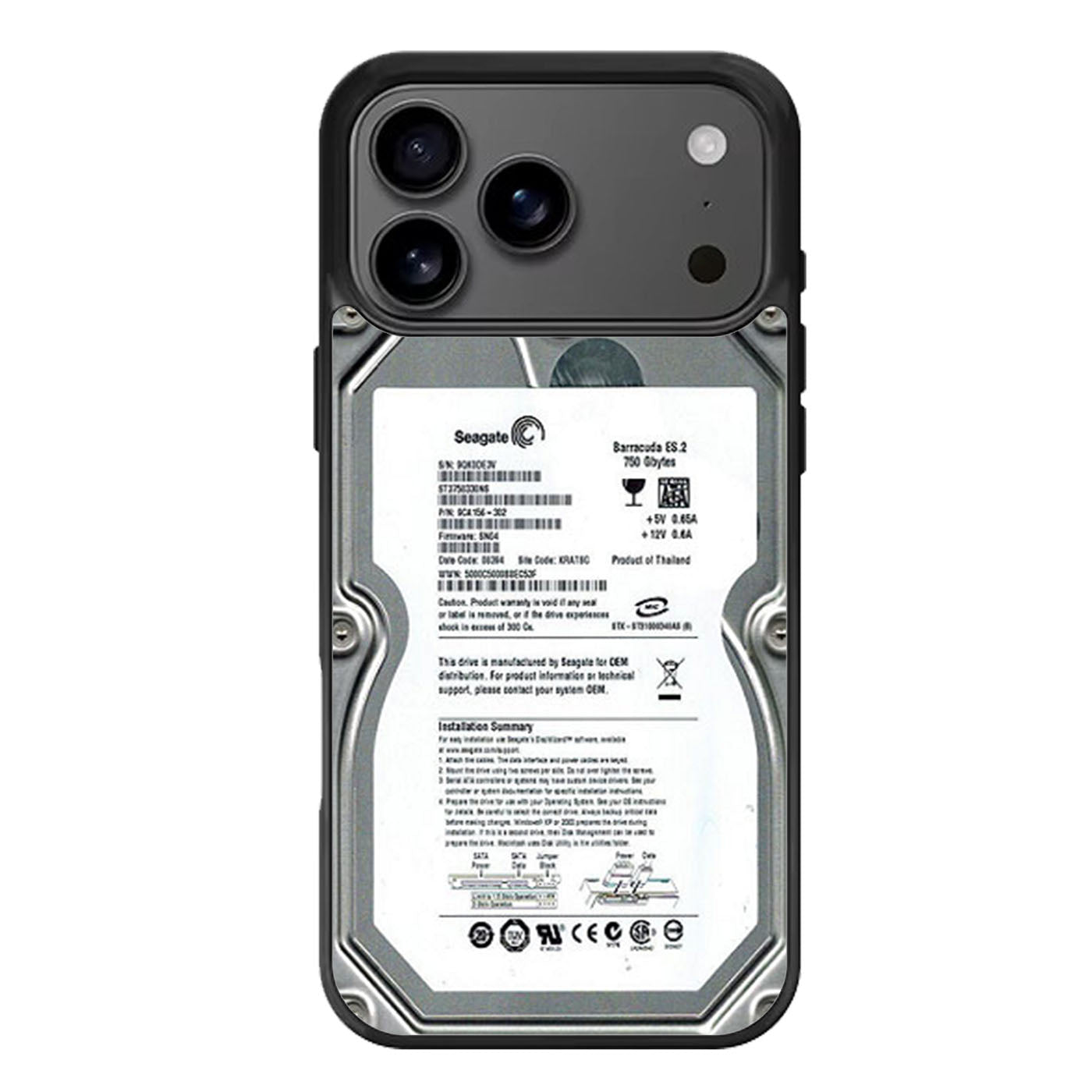 Hard Drive iPhone 17 Pro Max Case