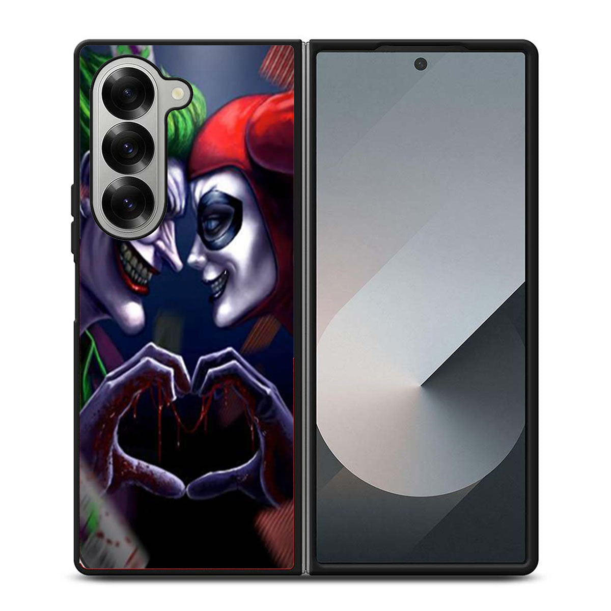 Harley Quinn Loves Joker Samsung Z Fold 6 Case