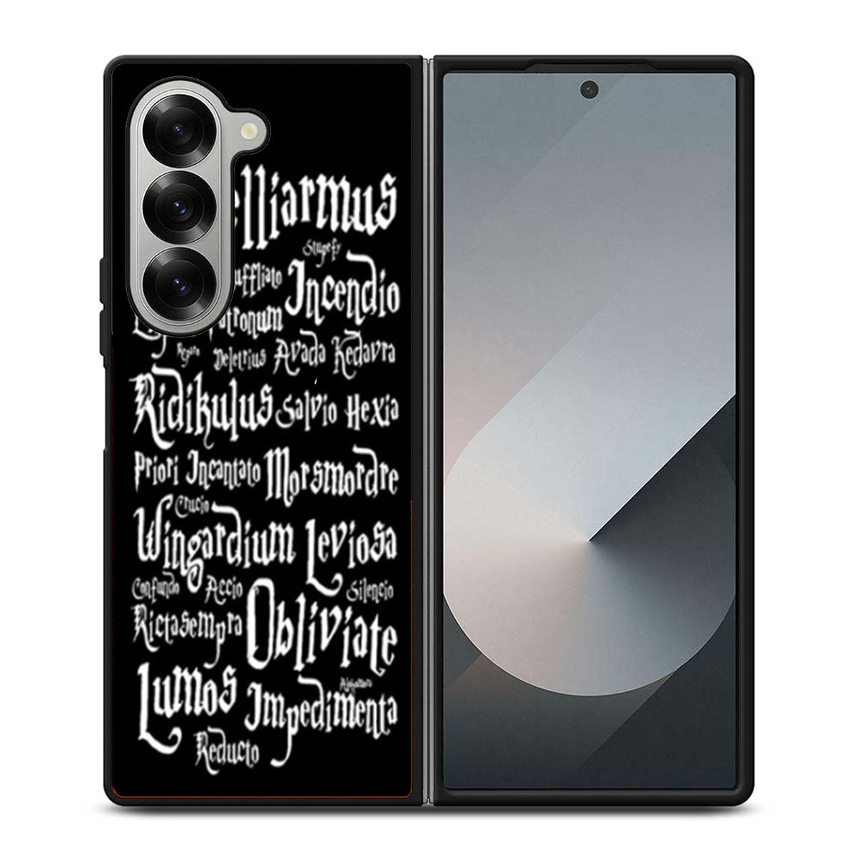 Harry Potter Black Magic Spells Samsung Z Fold 6 Case