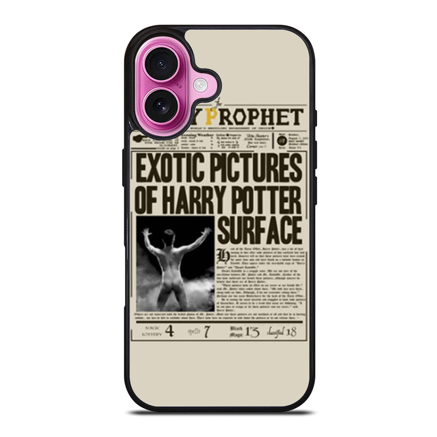 Harry Potter Daily Prophet Exotic Pictures iPhone Case Cover