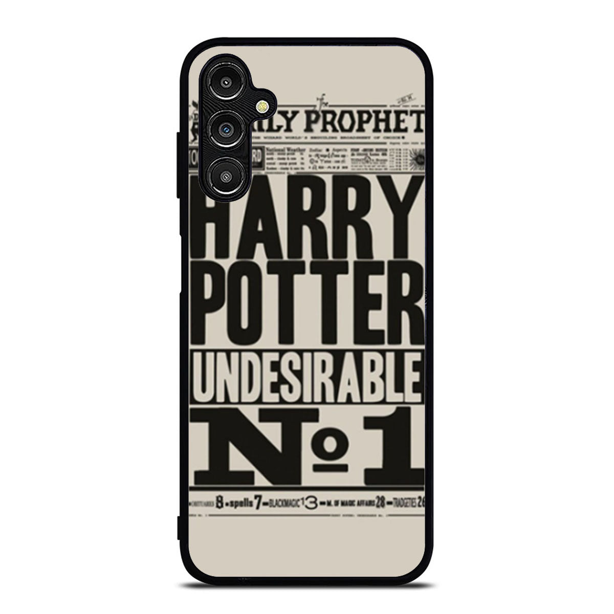 Harry Potter Daily Prophet Undesirable Samsung A16 Case