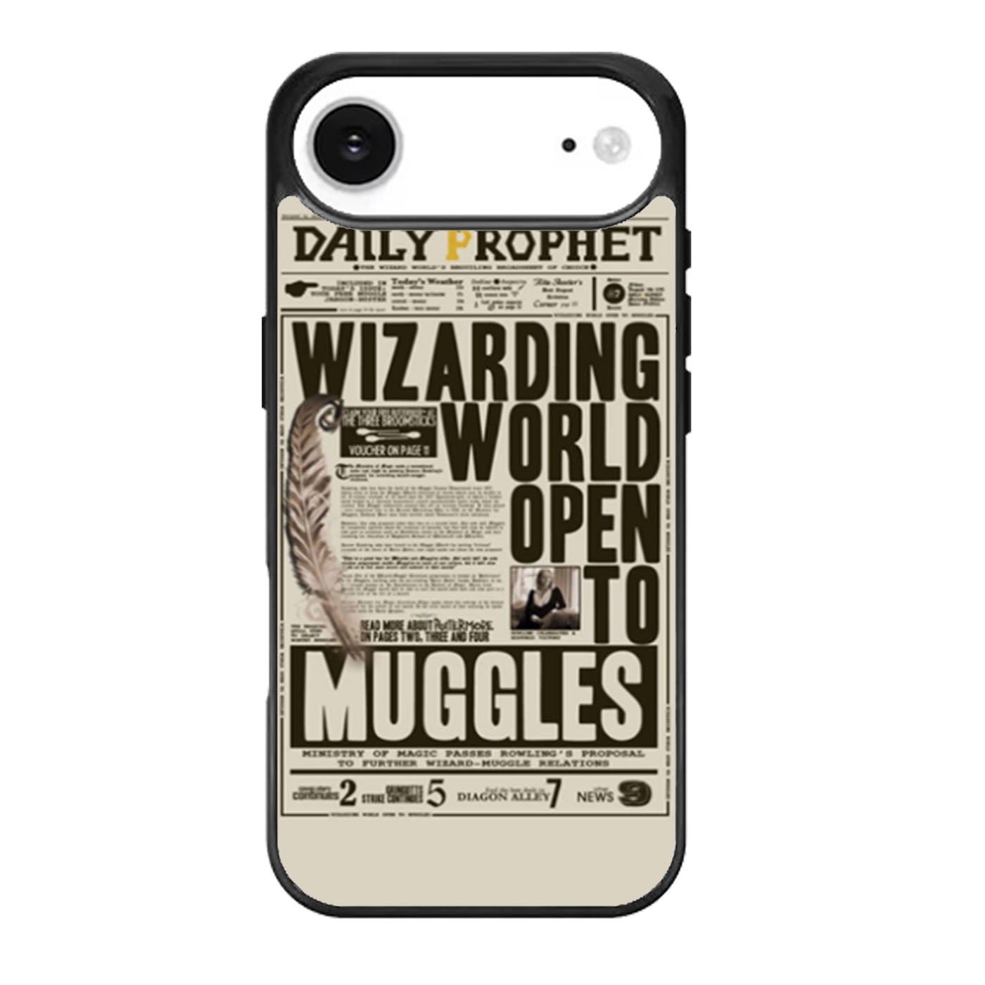 Harry Potter Daily Prophet Wizarding World Open Muggles iPhone Air Case