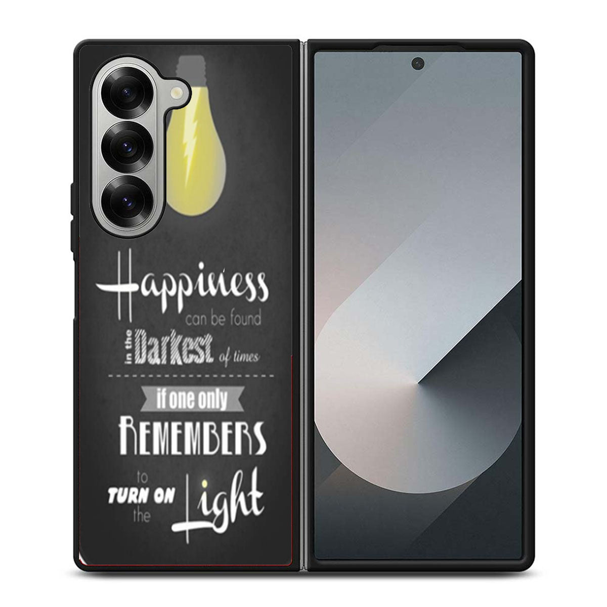 Harry Potter Happiness Quote Samsung Z Fold 6 Case