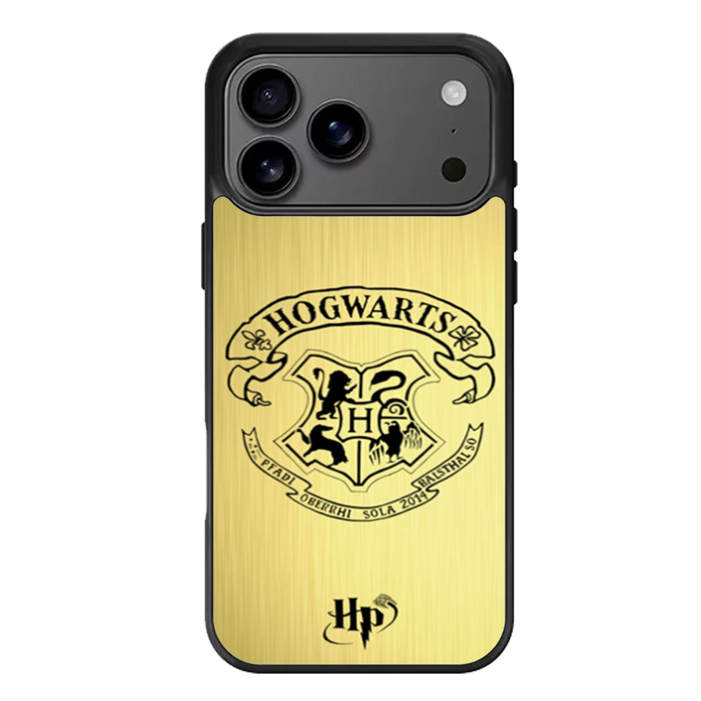 Harry Potter Hogwarts Gold Logo iPhone 17 Pro Max Case