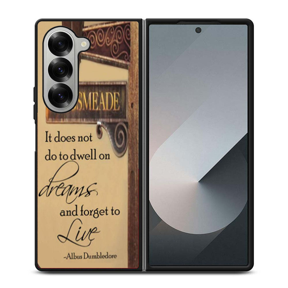 Harry Potter Inspired Quote Samsung Z Fold 6 Case