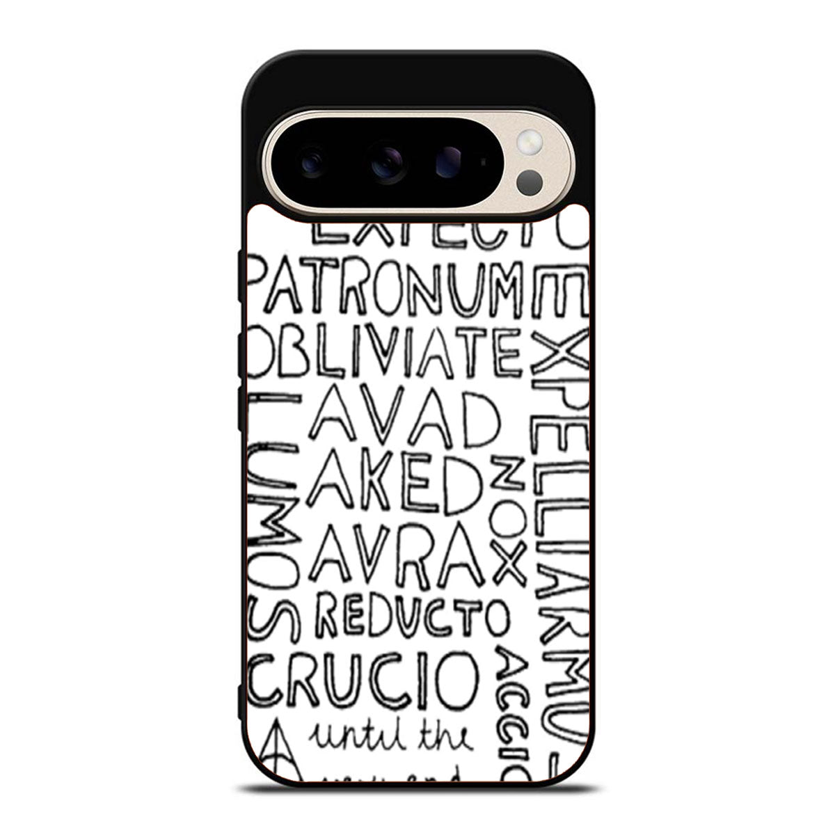 Harry Potter Magic Spells Minimal Design Google Pixel 9 Pro Case
