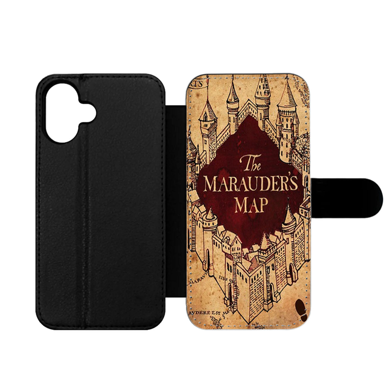 Harry Potter Marauders Map Two Wallet iPhone Case
