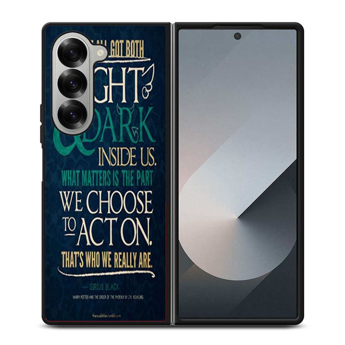 Harry Potter Quote Sirius Black Samsung Z Fold 6 Case