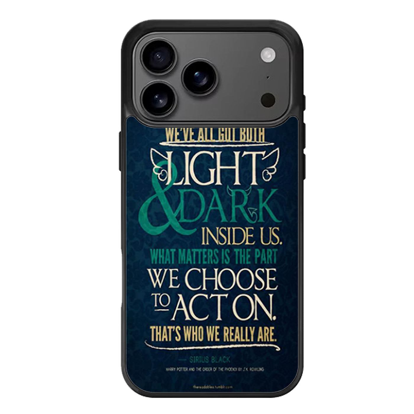 Harry Potter Quote Sirius Black iPhone 17 Pro Max Case