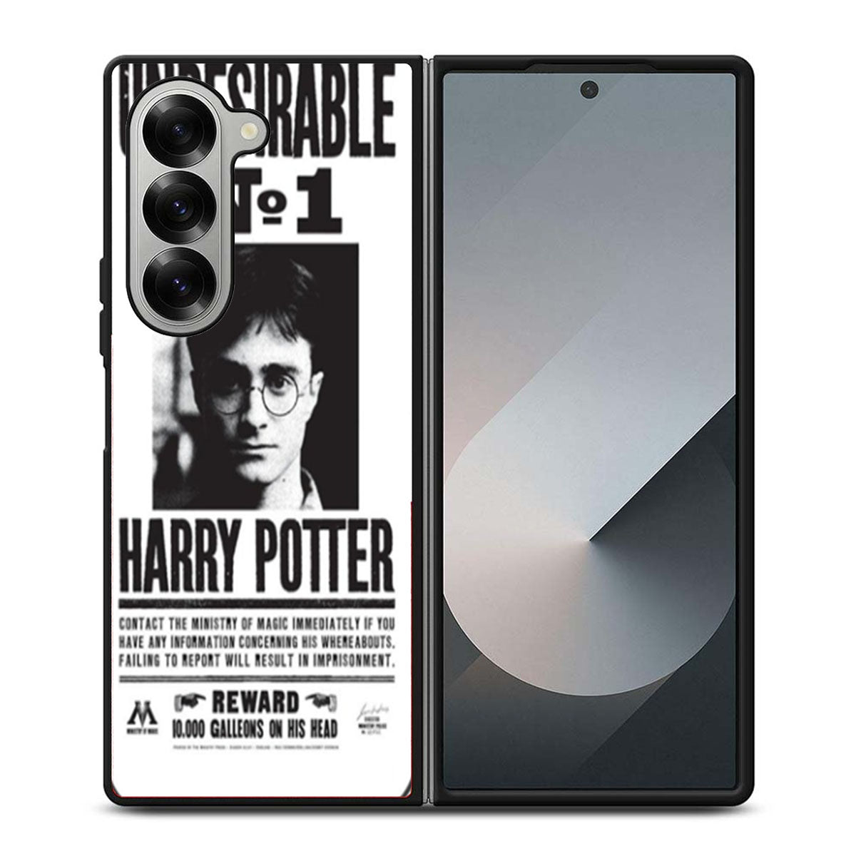 Harry Potter Wanted Poster Undesirable Samsung Z Fold 6 Case