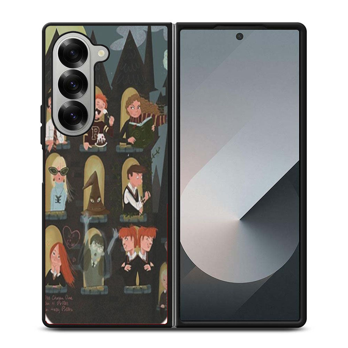 Harry Potter art Samsung Z Fold 6 Case