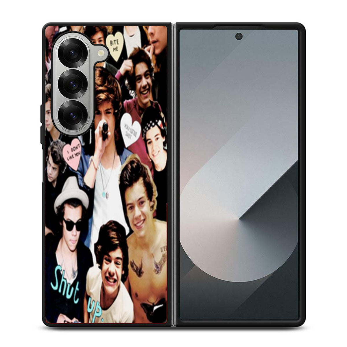Harry Styles Collage Samsung Z Fold 6 Case