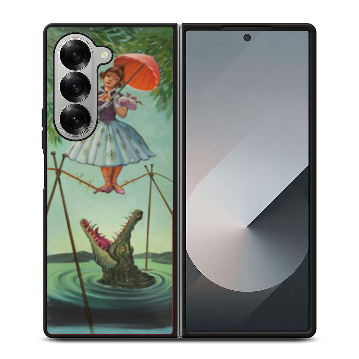 Haunted Mansion Stretching Samsung Z Fold 6 Case