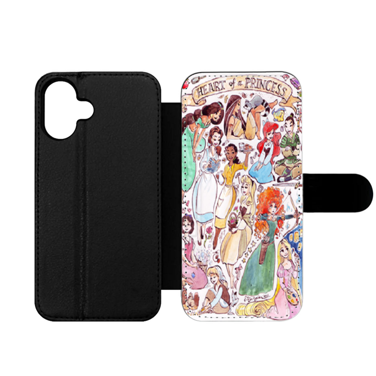 Heart of a Princess Wallet iPhone Case