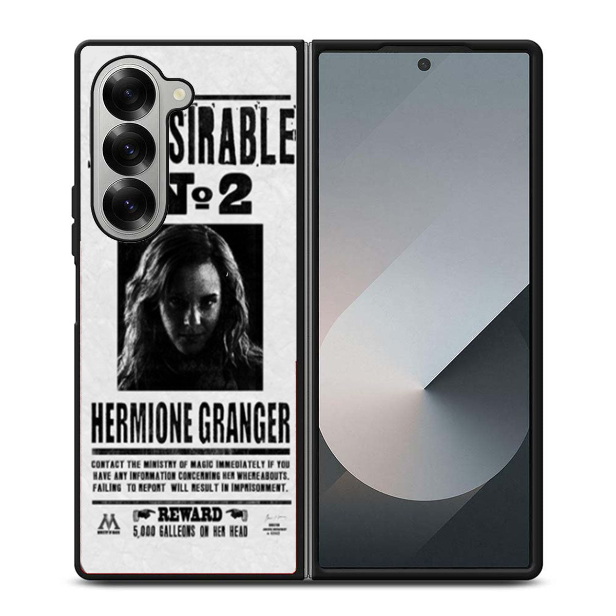 Hermione Granger Wanted Poster Undesirable Samsung Z Fold 6 Case
