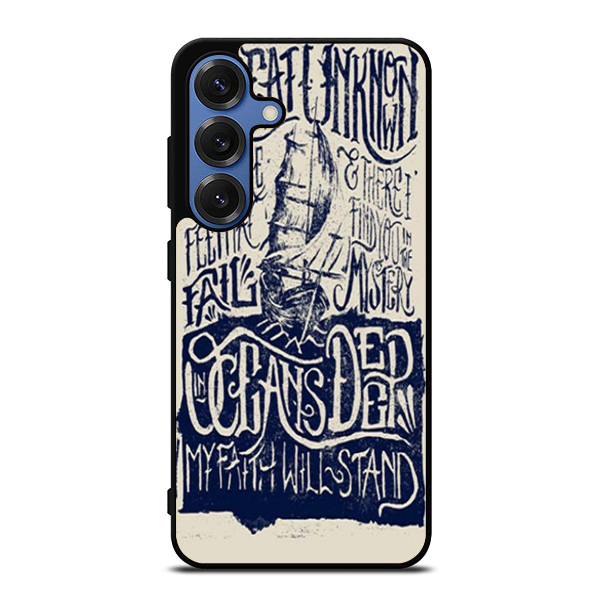 Hillsong United Oceans Lyric Samsung S25 Ultra Case