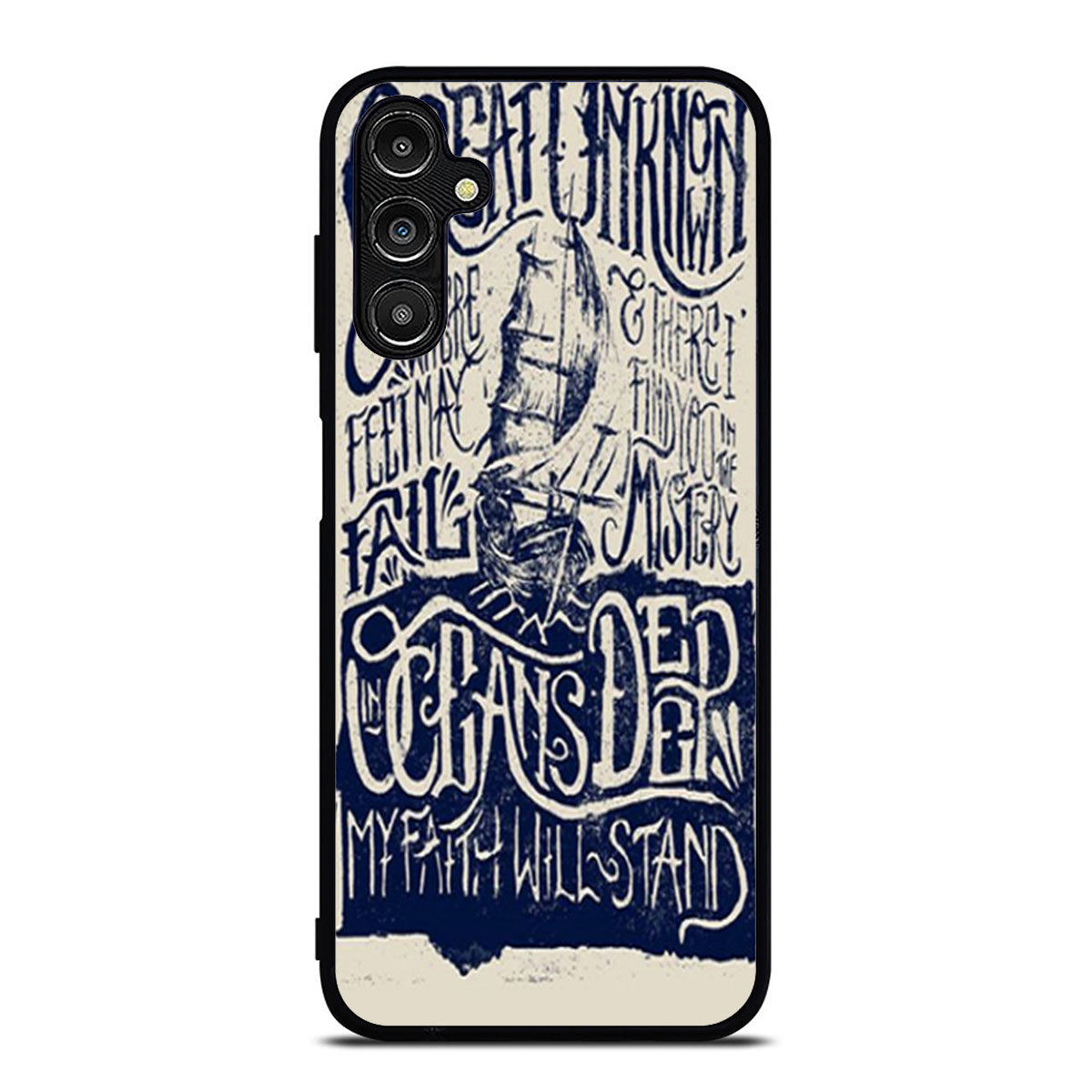 Hillsong United Oceans Lyric Samsung A16 Case