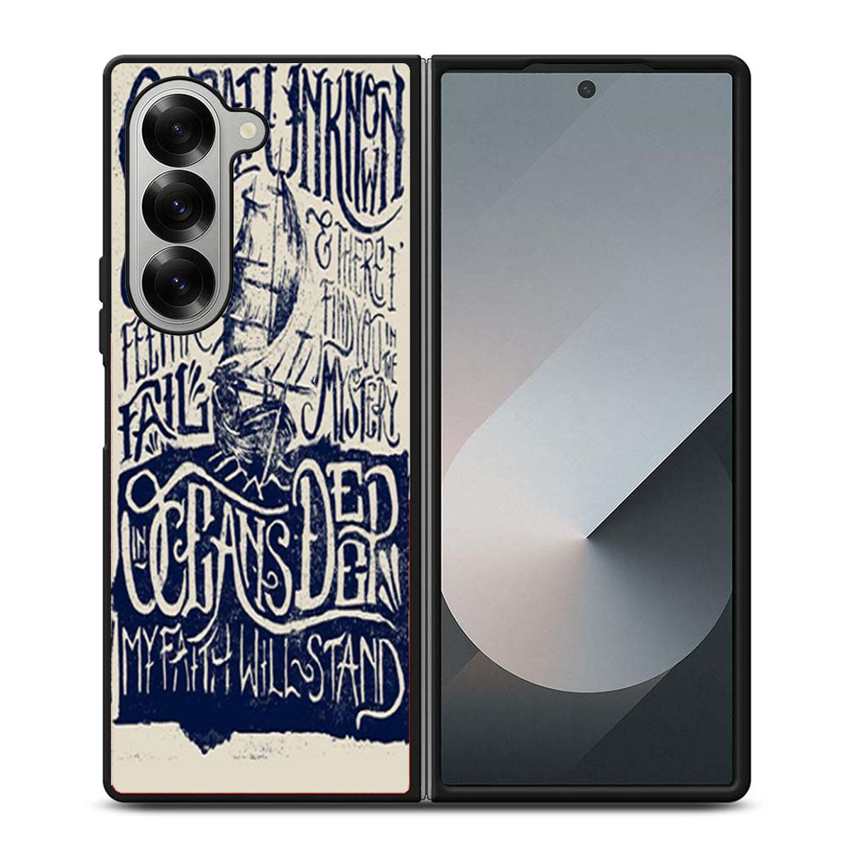 Hillsong United Oceans Lyric Samsung Z Fold 6 Case