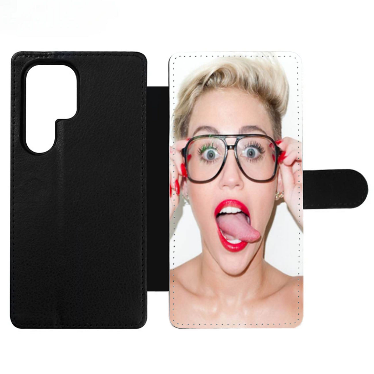 Hipster Miley Cyrus Wallet Samsung Case