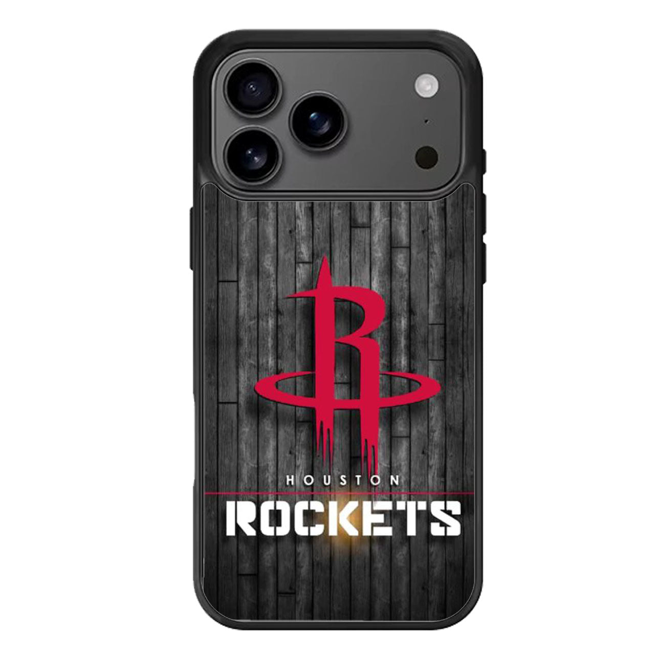 Houston Rockets Wood iPhone 17 Pro Max Case