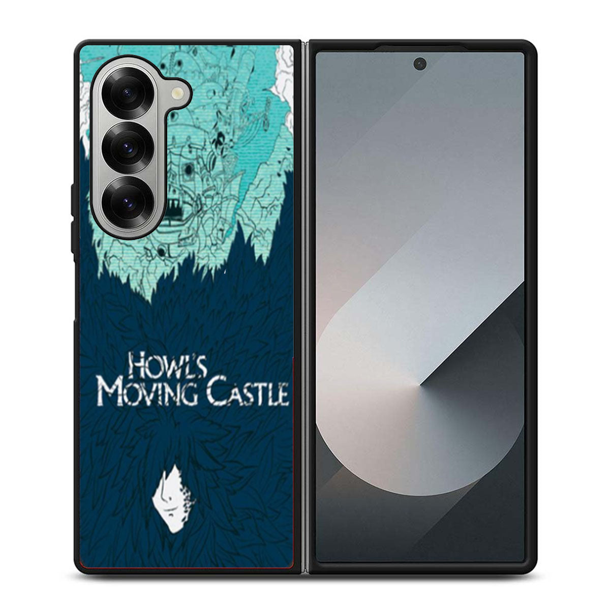 Howls Moving Castle Art Samsung Z Fold 6 Case