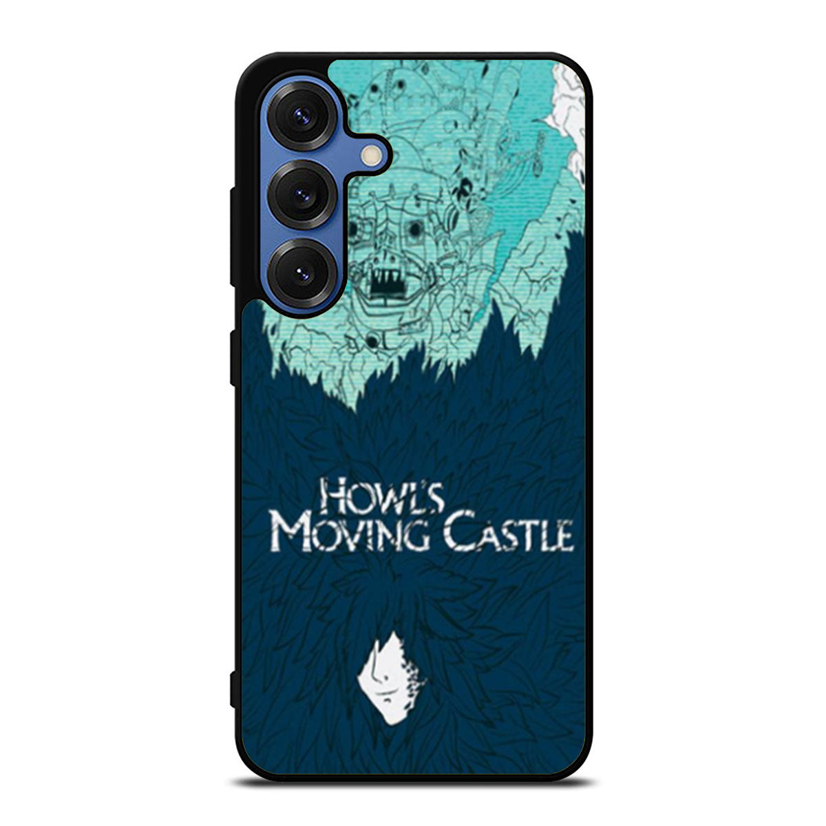Howls Moving Castle Art Samsung S25 Ultra Case