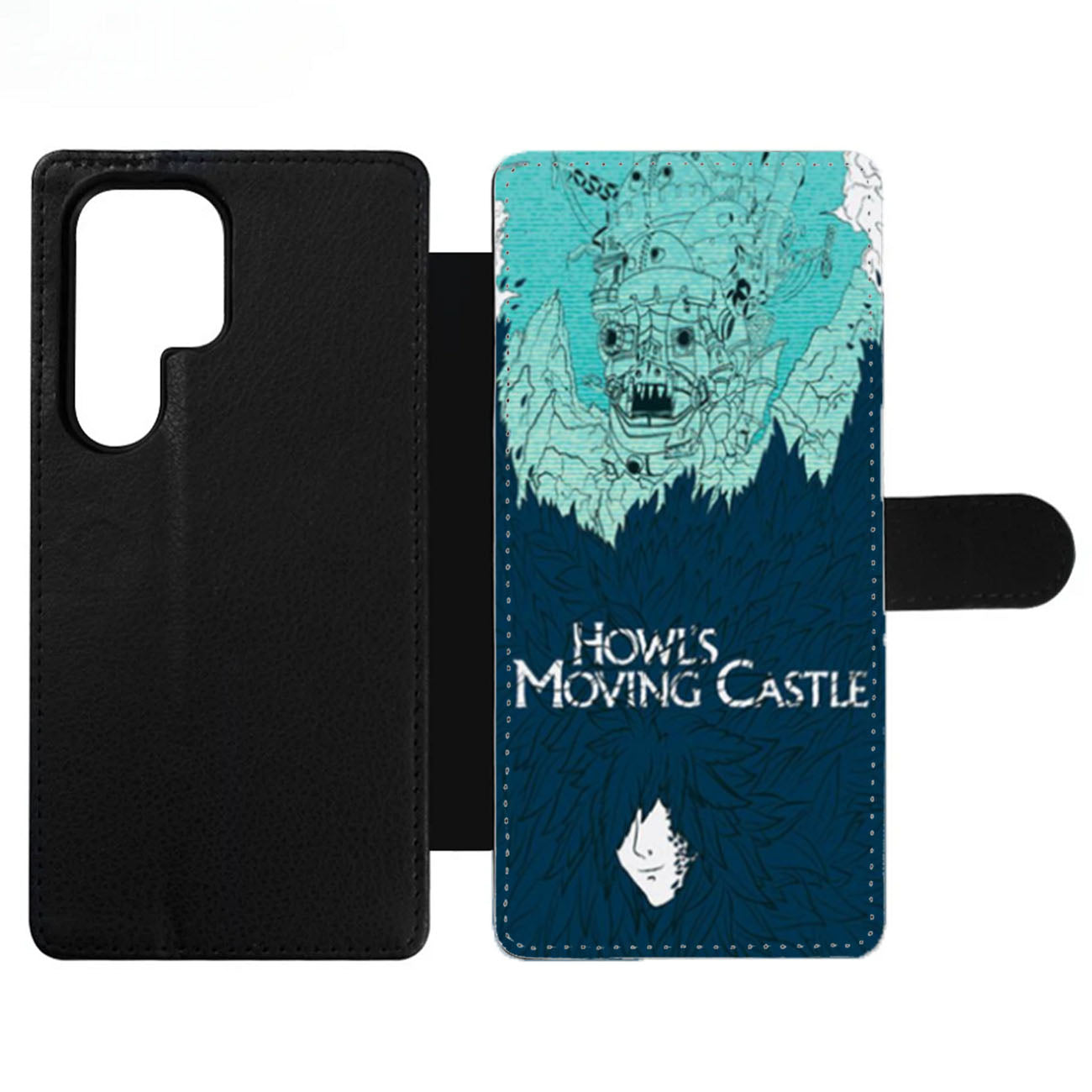 Howls Moving Castle Art Wallet Samsung Case