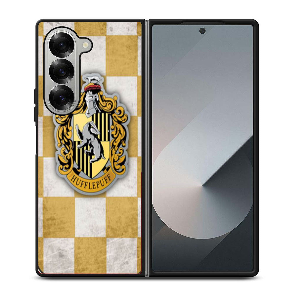 Hufflepuff School Crest Samsung Z Fold 6 Case