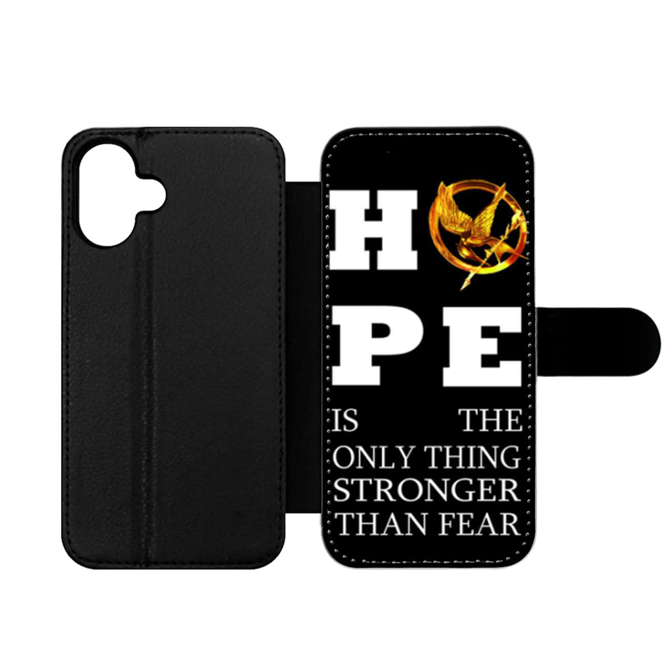 Hunger Games Hope Quotes Wallet iPhone Case